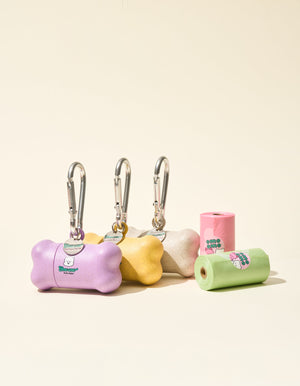 Poop Bag Dispenser for Dogs - Includes 1 Roll (15 Bags) | Omo Omo™ omo omo