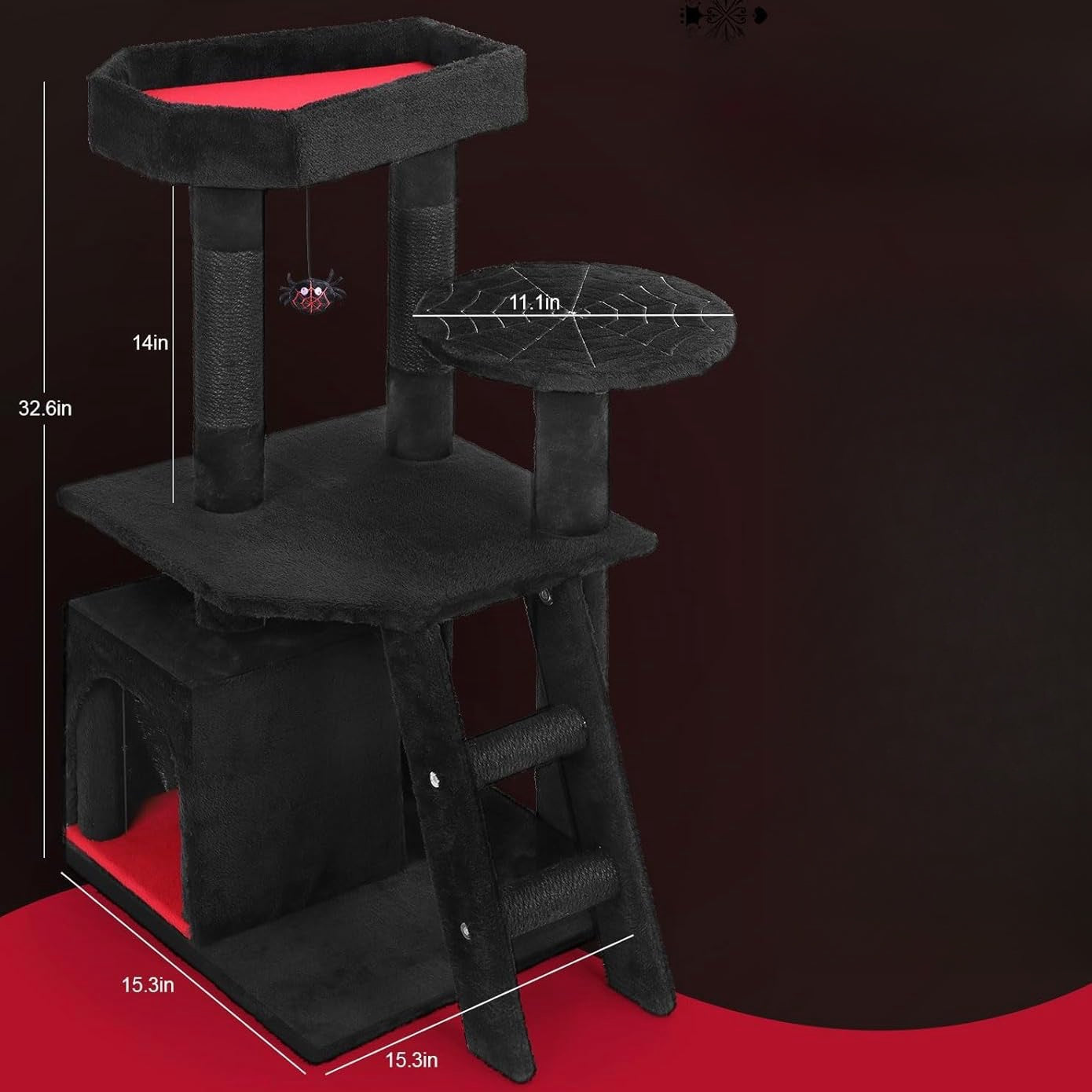 Omo Omo™ Gothic Cat Tree with Coffin Bed