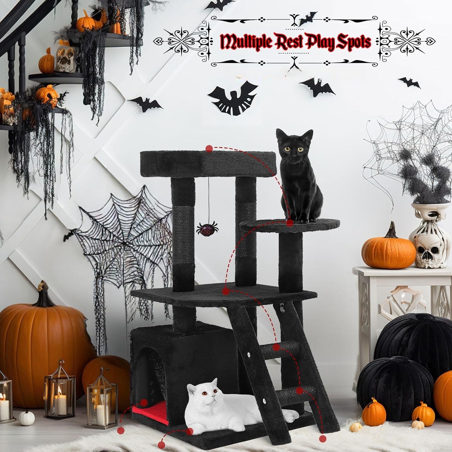 Omo Omo™ Gothic Cat Tree with Coffin Bed