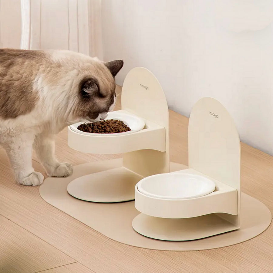 Omo Omo™ Ceramic Elevated Cat Bowl