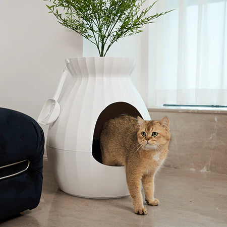 Omo Omo™ Plant Cat Litter Box with Smart Odor Removal System