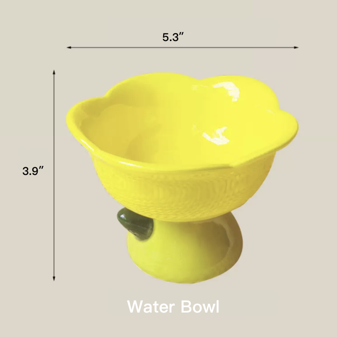 Omo Omo™ Ceramic Flower Cat Bowl