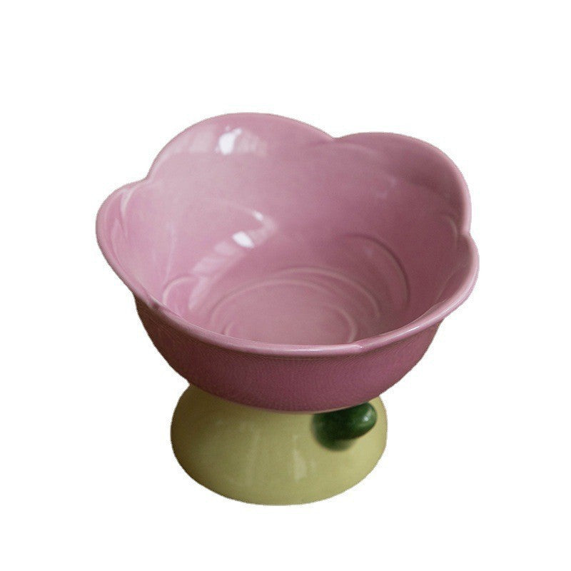 Omo Omo™ Ceramic Flower Cat Bowl