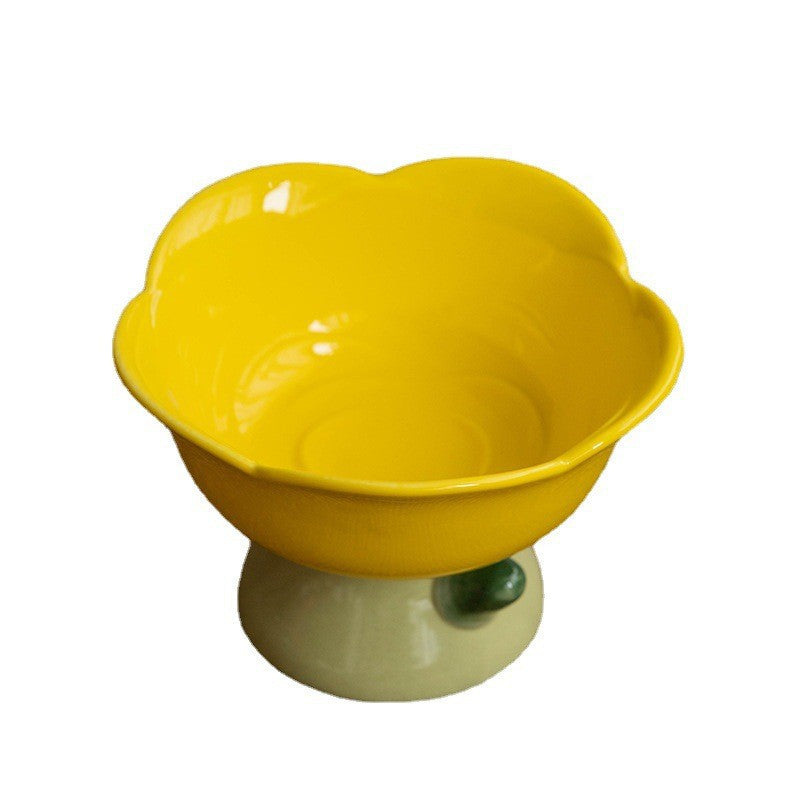 Omo Omo™ Ceramic Flower Cat Bowl