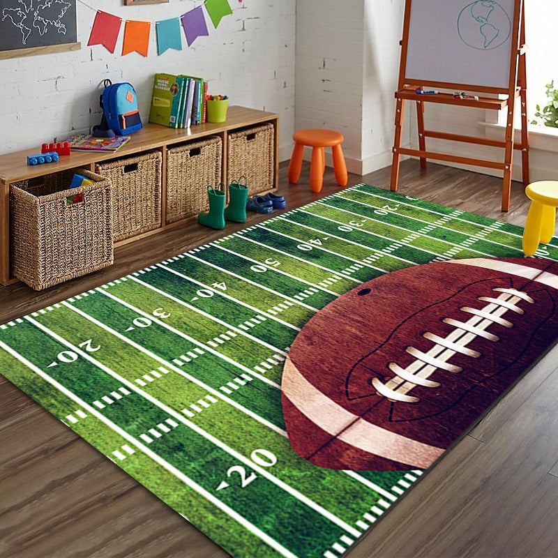 Omo Omo™ Sports Series Anti-Slip Scratch-Resistant Home Decor Rug