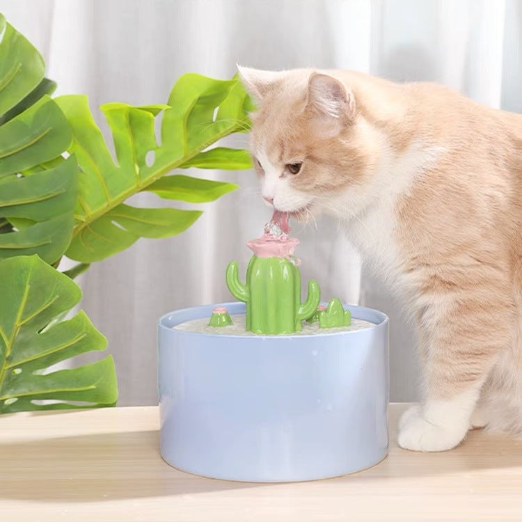 Omo Omo™ Cactus Flower Cat Water Fountain