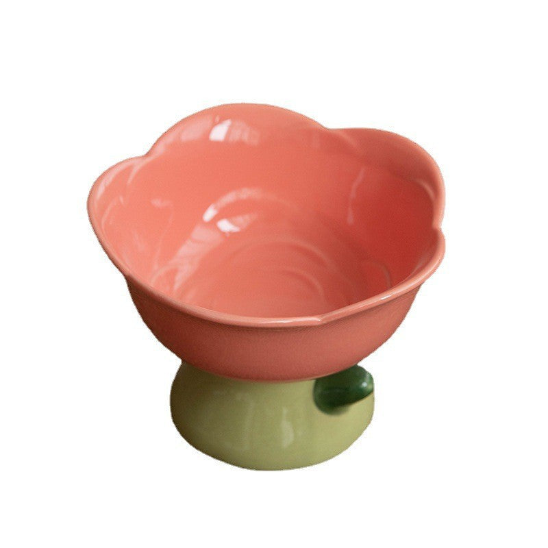 Omo Omo™ Ceramic Flower Cat Bowl