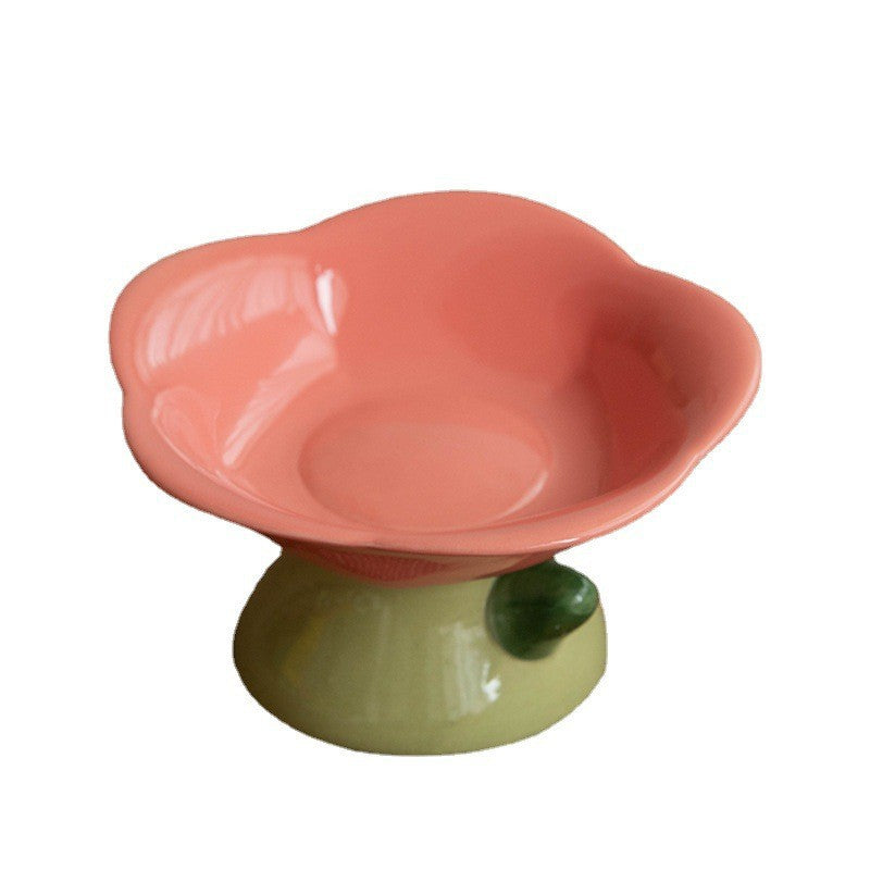 Omo Omo™ Ceramic Flower Cat Bowl