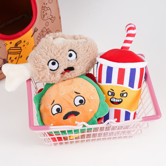 Omo Omo™ Potato Chips Burger Squeaky Dog Toy