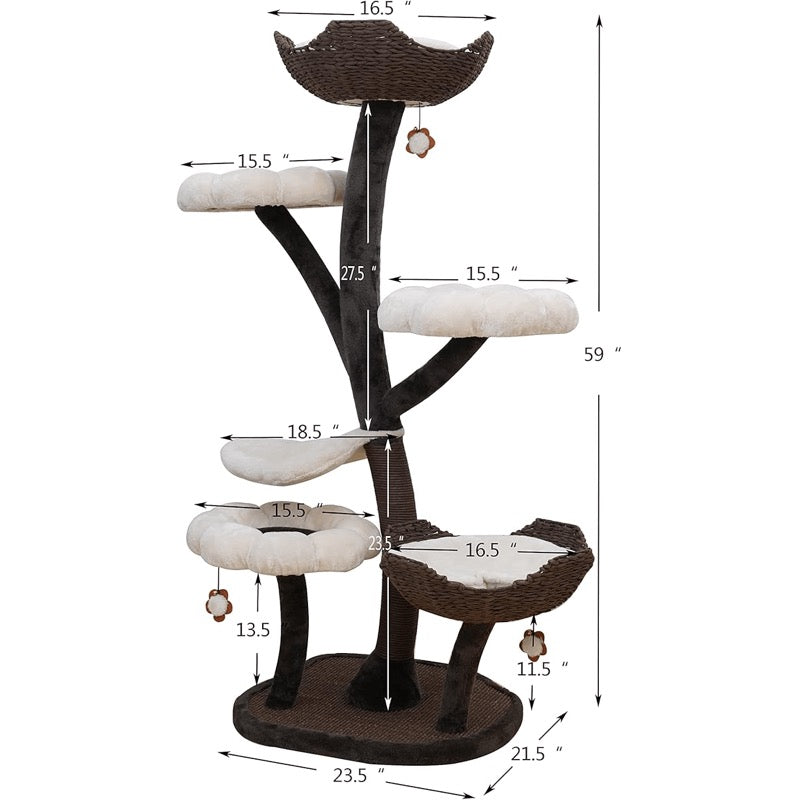 Omo Omo™ Modern Wooden Cat Tree