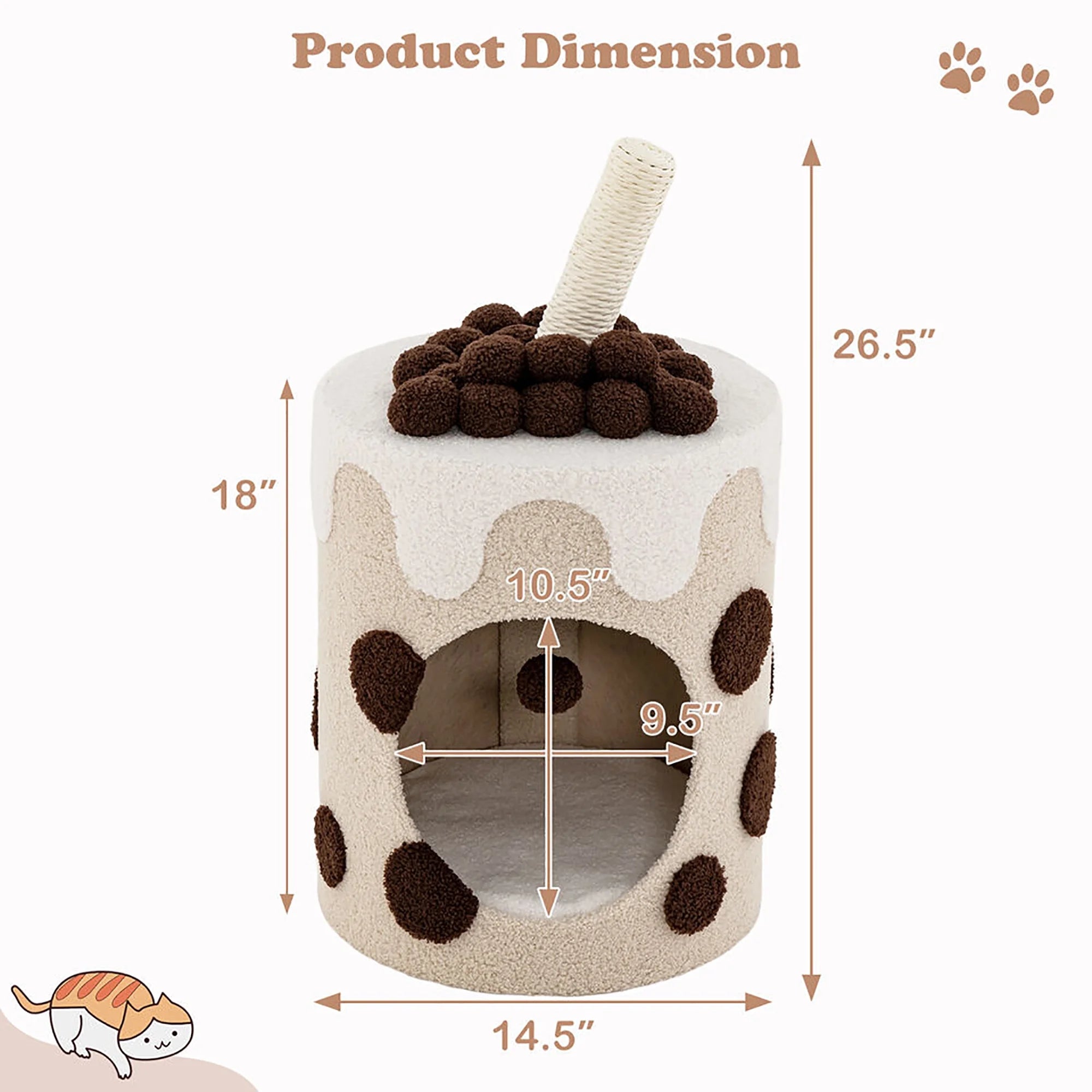 Omo Omo™ Boba Milk Tea Cat Tree