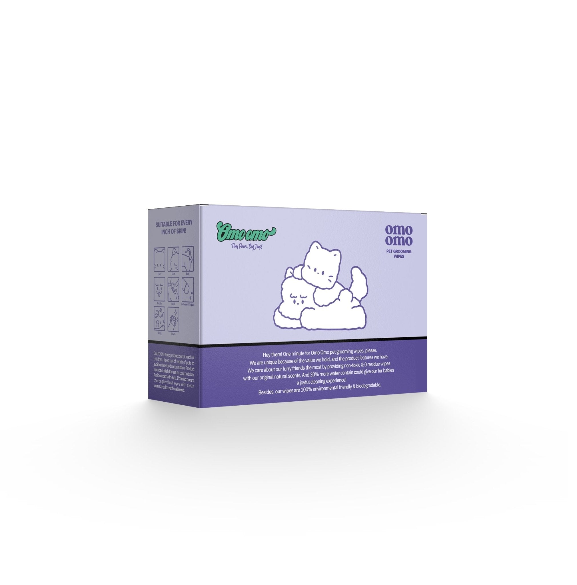 Omo Omo™ Cleaning & Deodorizing Grooming Wipes for Pet - omo omo